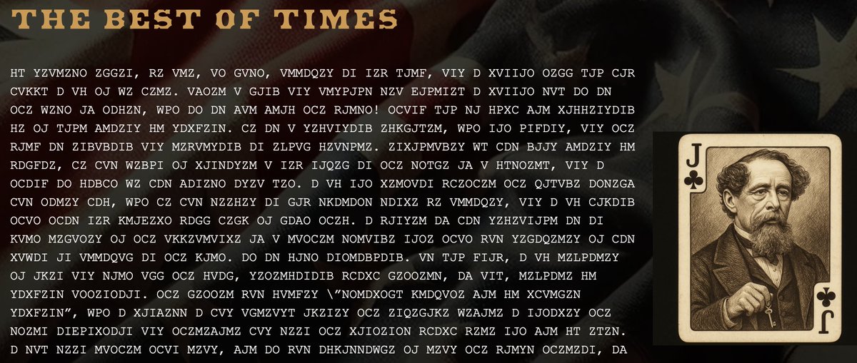 Cipher_Master's tweet image. We couldn&apos;t be happier with the response to the first cipher challenge this year. Over 7400  signed up already and we&apos;re still on the 1st practice challenge! Head over to cipherchallenge.org to to get your students signed up in time for the 2nd practice challenge tomorrow.