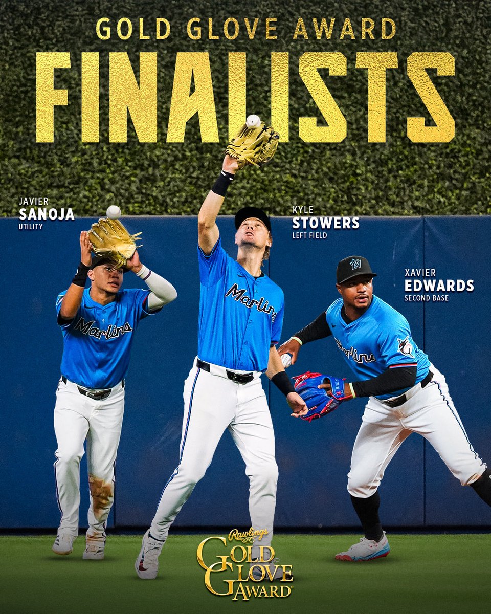 Fish Flashin’ Leather 

Congrats to our 2025 <a href="/RawlingsSports/">Rawlings Baseball</a> Gold Glove Finalists 👏