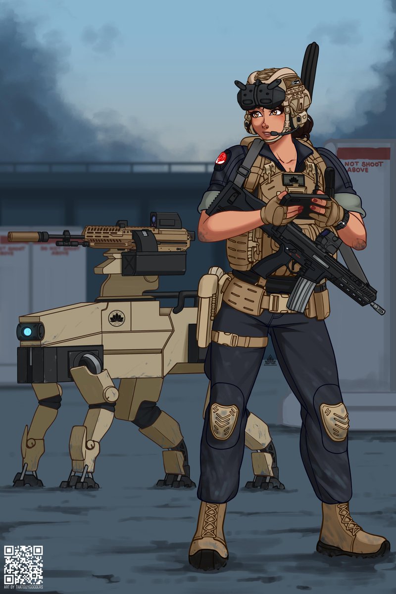 | ✏️🐶Mastiff |

The backbone of a S.E.T Sections fire support, the Mastiff USV can be used to lug a sections ammunition supply, or provide sustained fire support. All at in the palm of a soldiers phone.