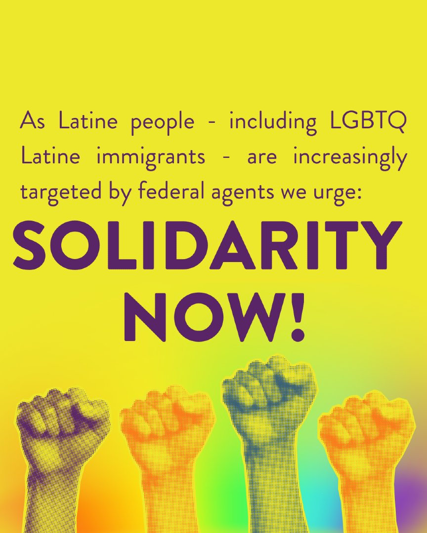 NCLRights's tweet image. Not us without Latine people! 
This Latine Heritage Month, we say: Solidarity now, forever, and always!