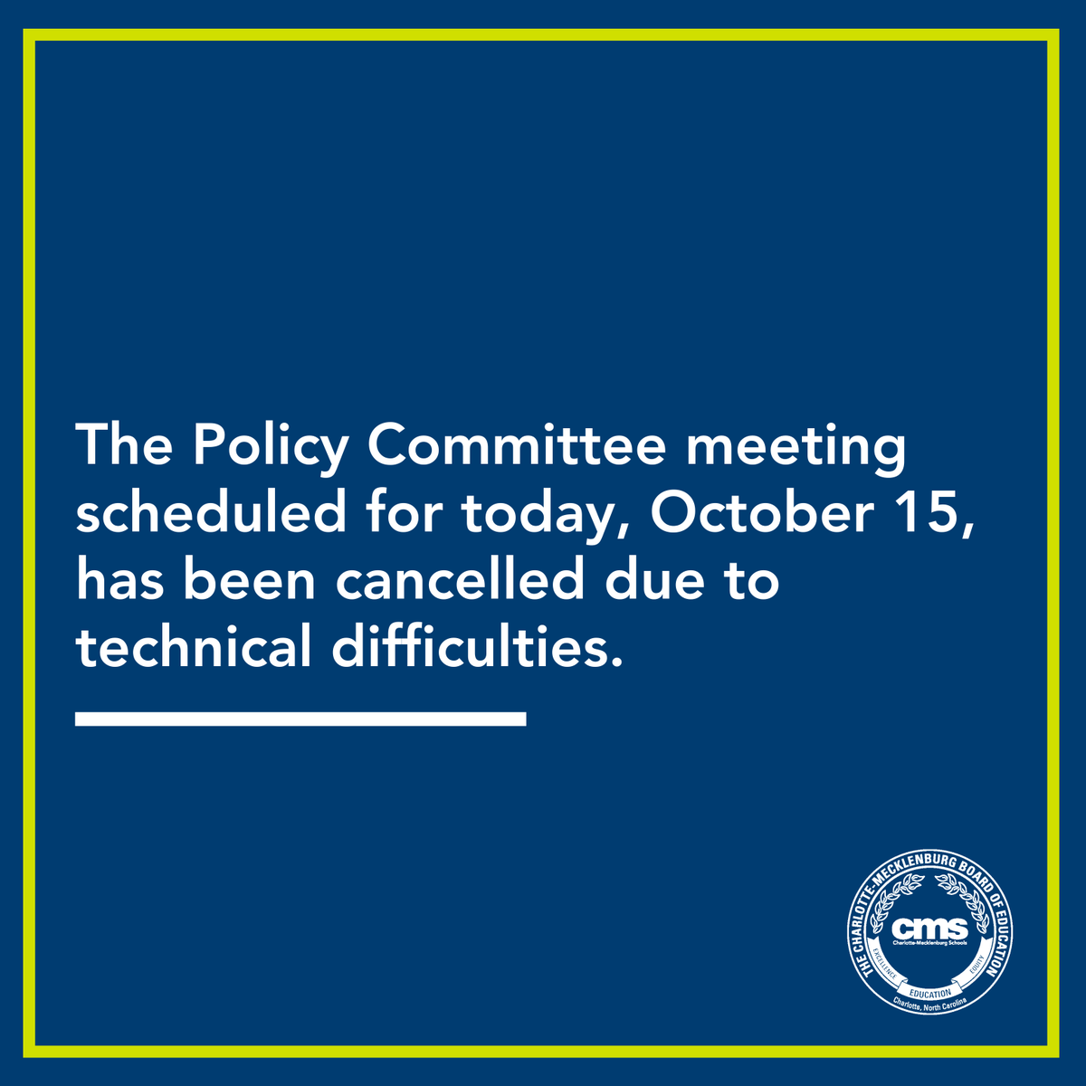 Today's meeting has been cancelled. Policies B-BPP and Exhibit B-BPP/E will be reviewed at the next meeting.
