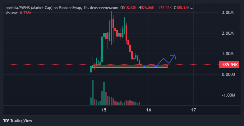 pepeisfriend's tweet image. $POCHITA has dropped quite a bit, and to me, that looks like an opportunity a little lottery ticket for some mid-October luck.

I believe hitting this support zone could trigger a strong rebound soon.
Any other holders here feeling the same vibe as me?