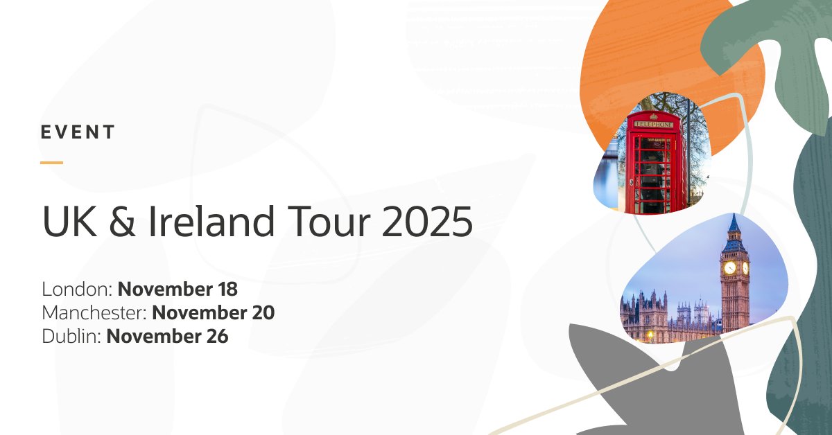 OracleAPEX's tweet image. 🇬🇧🇮🇪 The first Oracle APEX UK & Ireland Tour is here!
✔️Live Demos
✔️Expert Technical Talks
✔️Authentic customer stories & beyond!
Secure your spot today: social.ora.cl/6019A0kx5
#orclAPEX #LowCode