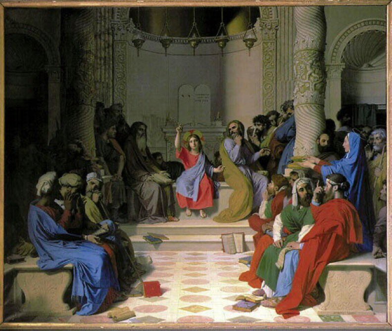 Jesús entre los doctores de Jean Auguste Dominique Ingres
