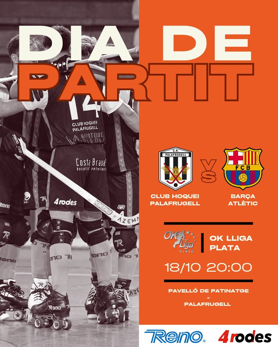 Comença l'OK Lliga Plata! Som-hi, som-hi, som-hi!!! 💪🤍🖤
<a href="/sport4rodes/">4 Rodes</a> <a href="/hockeyreno/">Hockey Reno</a>