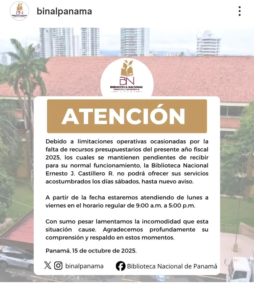 📚🚫 Cierran una biblioteca por falta de presupuesto,
pero sí hay dinero para remodelar casas de militares.
Un gobierno que prioriza los cuarteles sobre los libros no apuesta al futuro, apuesta al control.
Una vergüenza nacional.