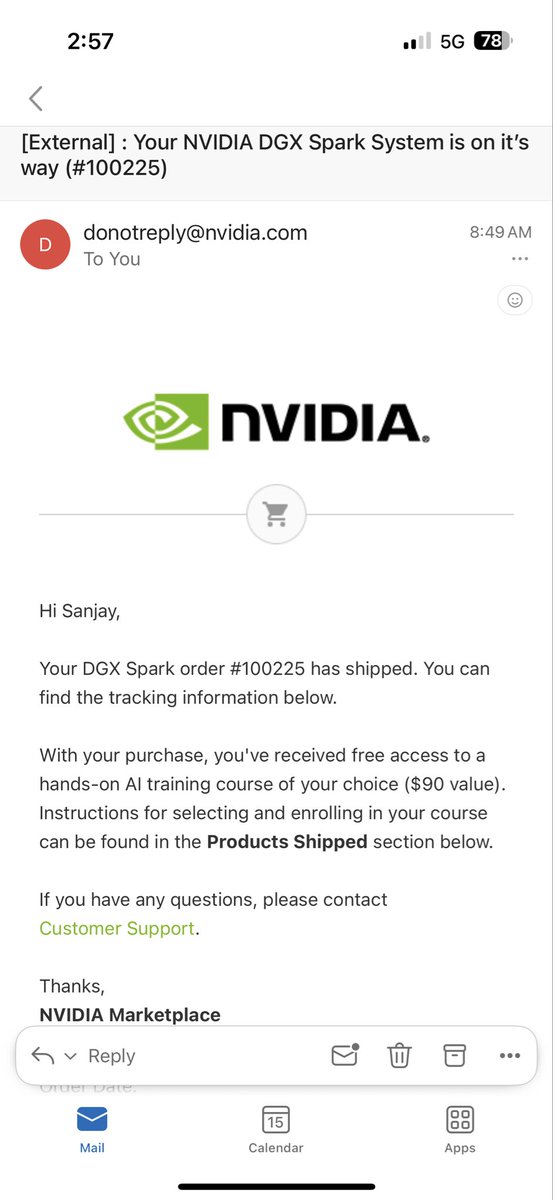 Amidst Oracle AI World where we are all eagerly following all the wonderful announcements from executives of Oracle, our customers and our partners, my personal DGX Spark got shipped. Now I can run synthetic Sanjay on my AI desktop :-) Stay tuned for my updates 
#nvidia #dgxspark