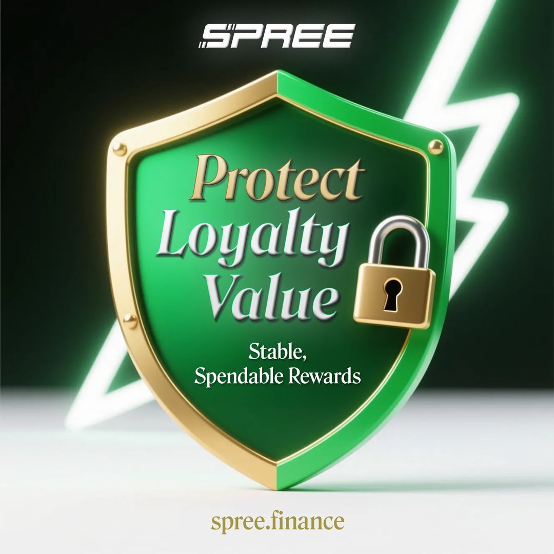 spreefinance's tweet image. Most loyalty points quietly lose value.
Spree Points (SP) are:
✅ USD-backed
✅ Stable
✅ Spendable worldwide