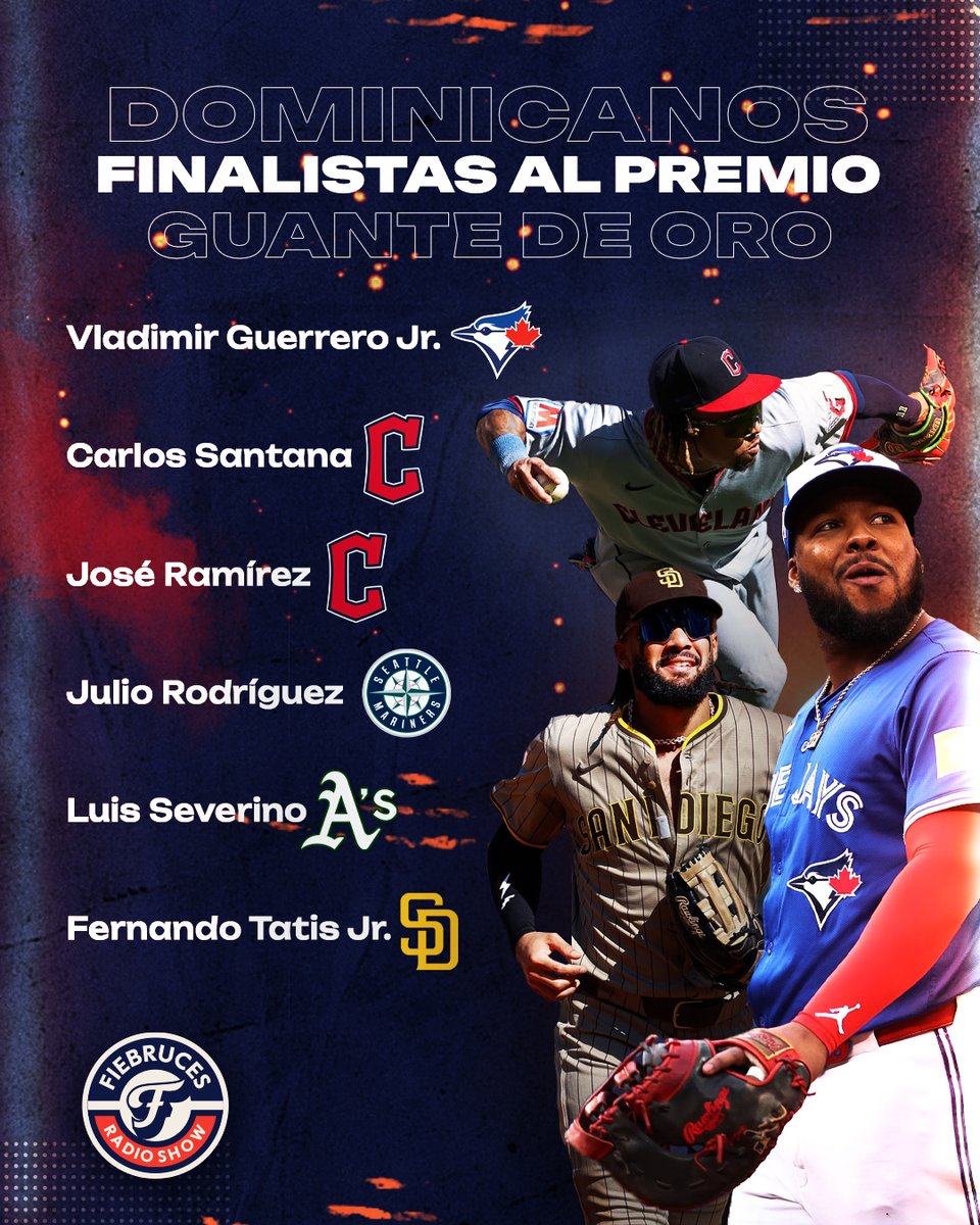 fiebrucesrs's tweet image. ¡6 dominicanos que subieron la temperatura con el guante en el terreno de juego!
Estos son los quisqueyanos nominados al Guante de Oro🧤🥇
#FiebrucesRS