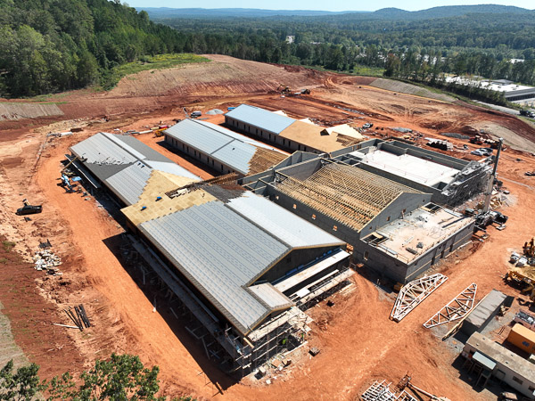 scoutpm_'s tweet photo. 📷 Check out progress on the new Springville Middle School for St. Clair County Schools. Every day is one day closer to welcoming the Tigers into their new home! 💛💜 #programmanagement #madesure https://t.co/mDytMmxQSd