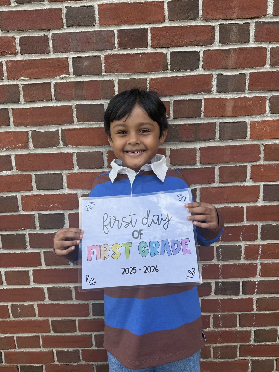 So excited to start first grade!!!✏️📚