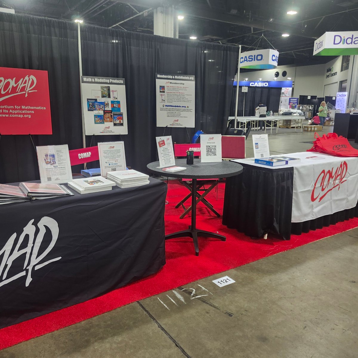 COMAPMath's tweet image. Are you at #NCTM2025? Visit booth 1121 to find out about our modeling contests, membership options, and publications. COMAP staff will be in attendance to answer all your questions.
Check out our sessions at NCTM here: comap.org/resources/conf…
#Math #MathModeling #MathTeacher