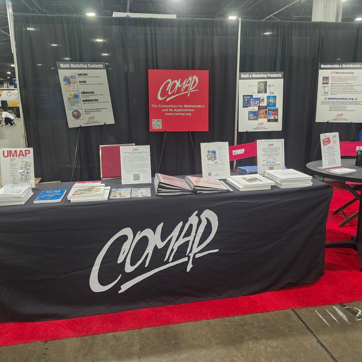 COMAPMath's tweet image. Are you at #NCTM2025? Visit booth 1121 to find out about our modeling contests, membership options, and publications. COMAP staff will be in attendance to answer all your questions.
Check out our sessions at NCTM here: comap.org/resources/conf…
#Math #MathModeling #MathTeacher