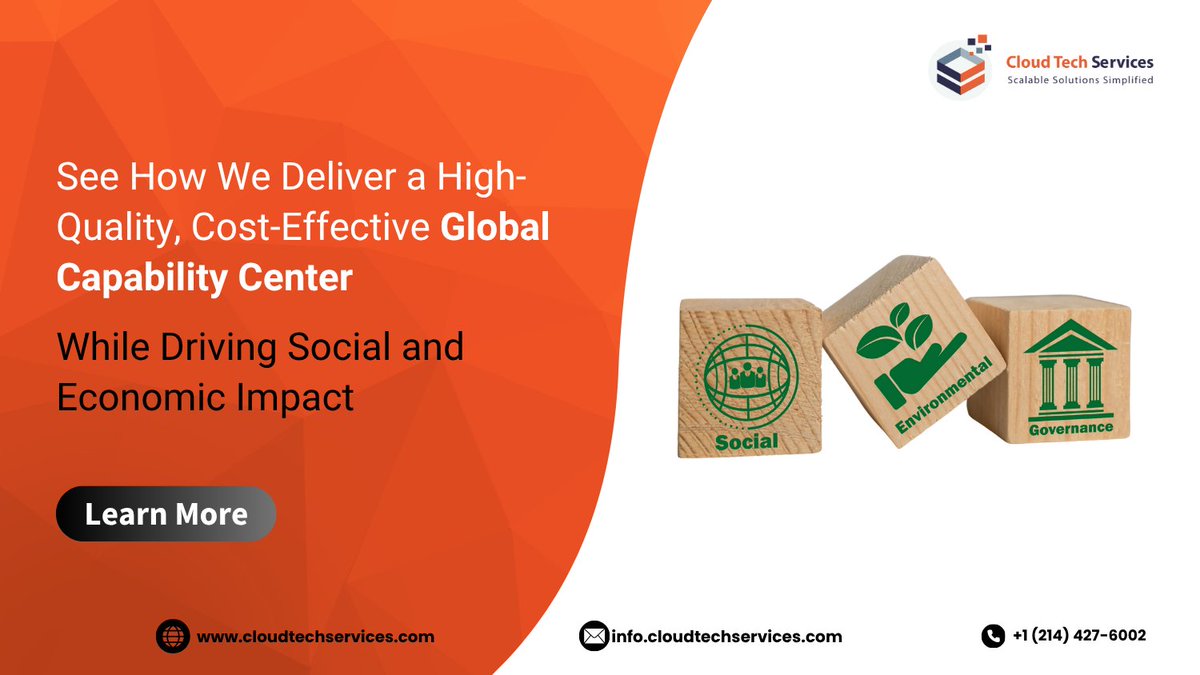CTS_Cloud's tweet image. Drive growth with purpose 🌍
Build a responsible future with sustainable IT and global talent.
Read more 👇
cloudtechservices.com/high-impact-gl…
#GlobalCapabilityCenter #Sustainability #ESG #TechWithPurpose #CloudTechServices #SocialImpact