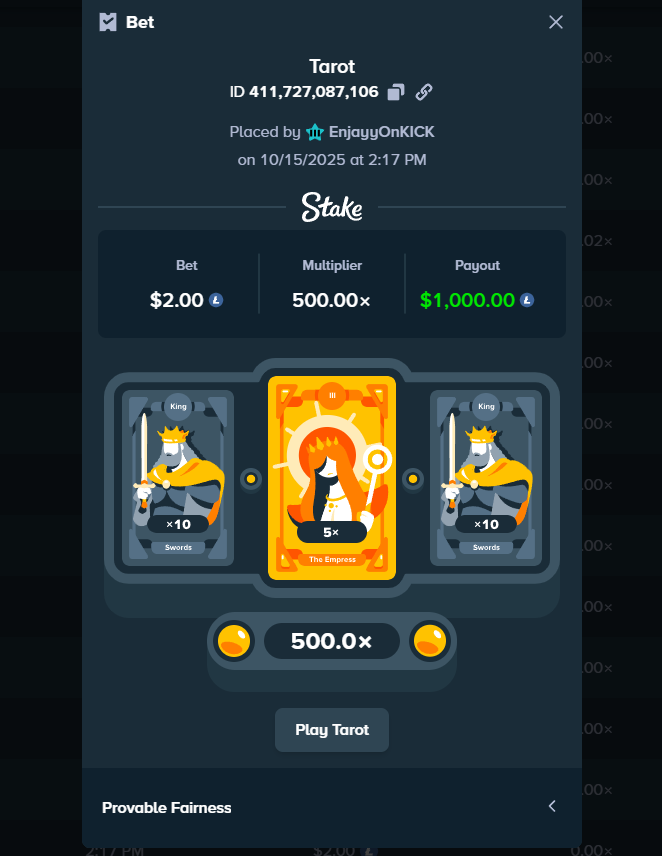 what do you think about the new <a href="/Stake/">Stake.com</a> original?