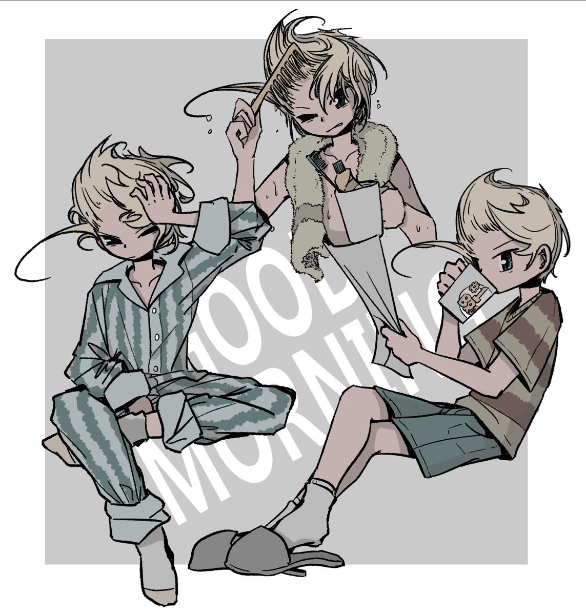 Wake up, kid.  It's time for another shift in the clay mines.