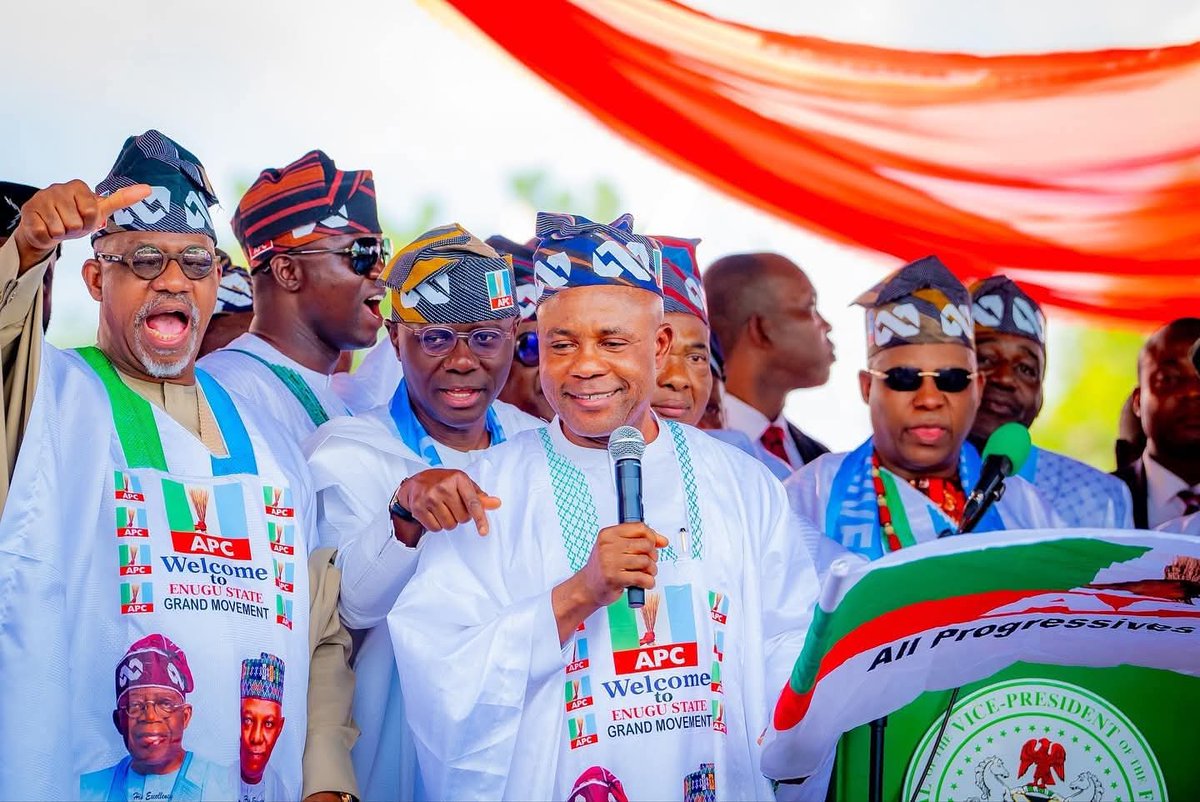 GOSSIP__TV's tweet image. Enugu state: One slot Secured for Tinubu