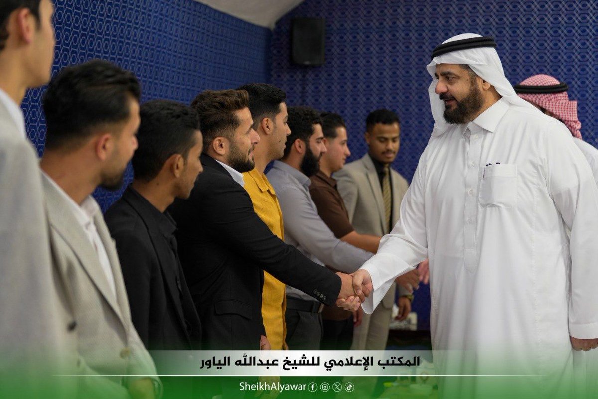 SheikhAlyawar's tweet photo. لقاء مع نخبة من الطلبة الجامعيين:
 إن الطموح نحو نينوى جديدة يبدأ من وعي الشباب وإصرارهم على التغيير والإصلاح، ندعو إلى استثمار الطاقات الجامعية لبناء مجتمعٍ متماسك يسوده العلم والعمل والأمل. أن #نينوى تحتاج اليوم إلى سواعد شبابها وإبداعاتهم للنهوض من جديد وصنع مستقبلٍ يليق بتضحيات أهلها.
#نينوى_لأهلها
#نينوى_الجديدة
#جيل_الإصلاح