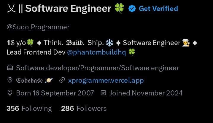 Sudo_Programmer's tweet image. 300 when 🥲