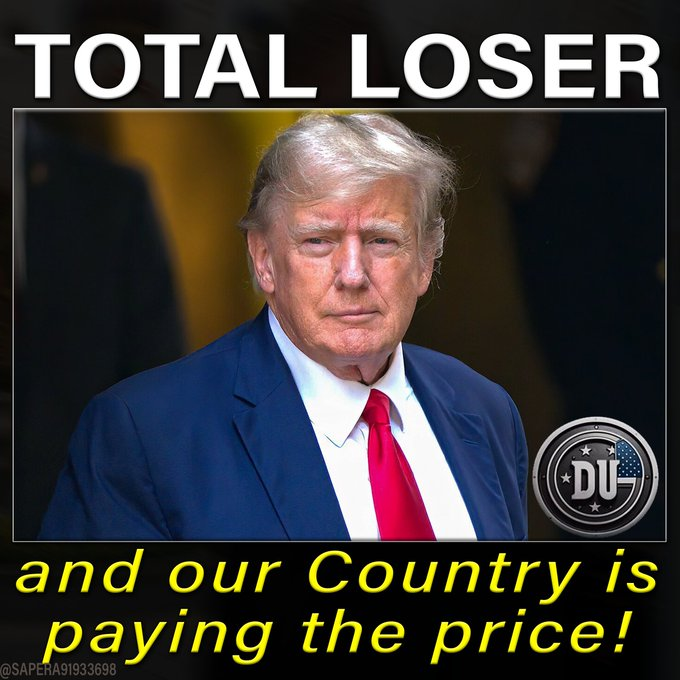 Trump's presidency has been a total loser for America.

Americans are paying more for just about everything they need.

Jobs are down.  Businesses are closing. 

He refuses to save ACA credits so health premiums will go up.

Measles are back.

Trump is a failure.
#DemsUnited