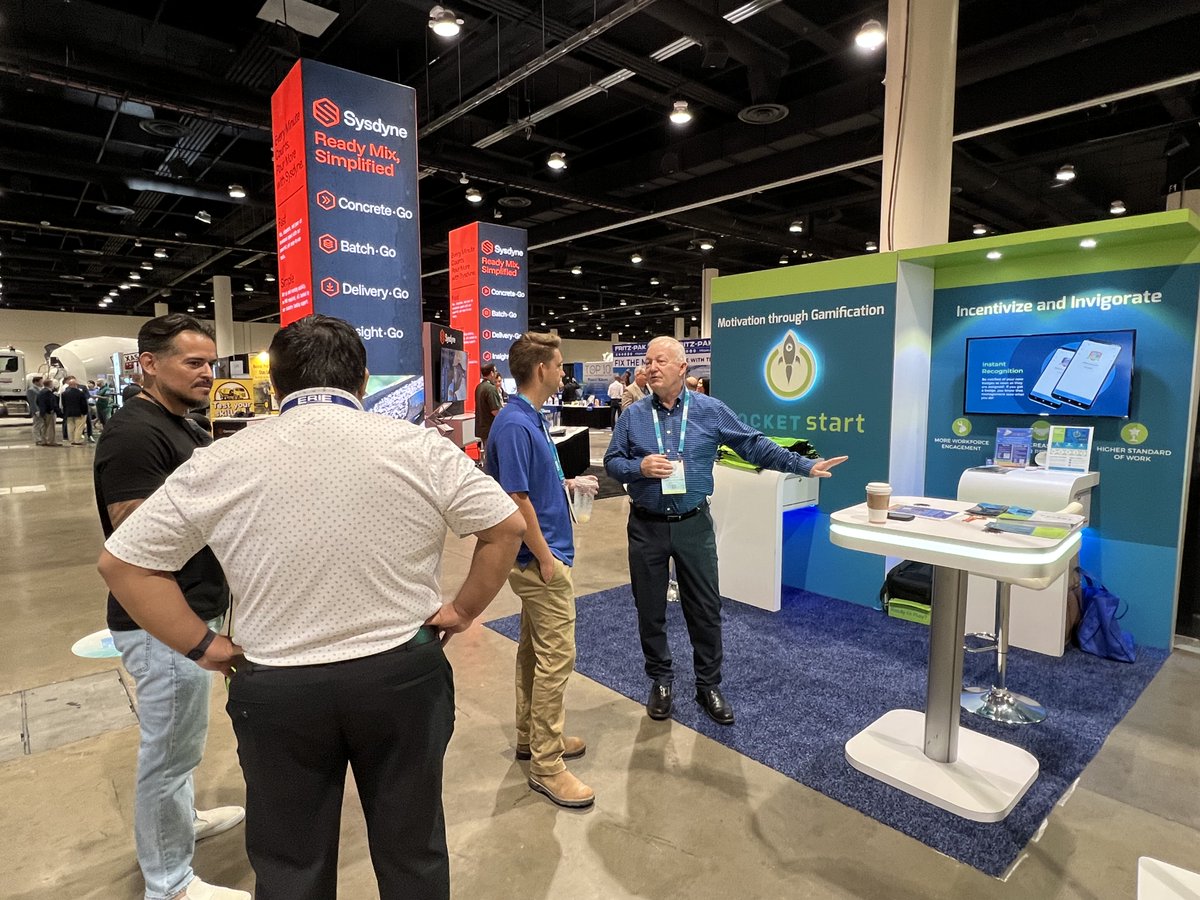 GoRocketStart's tweet photo. That’s a wrap on #cworks2025! 🚀
The Rocket Start team had a great time connecting with friends, partners, and leaders across the concrete and ready-mix industry. Thanks to everyone who stopped by Booth #201—see you next year!

#NRMCA #RocketStart https://t.co/gVD0mBS4VZ