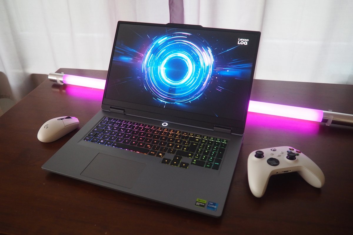notebookcheck's tweet image. Schneller, höher, weiter dank OC: Lenovo LOQ 17 Gaming-Laptop mit RTX 5070 im Test dlvr.it/TNhbZ1 #GamingLaptop #LenovoLOQ #RTX5070 #GamingHardware #GPUOverclocking