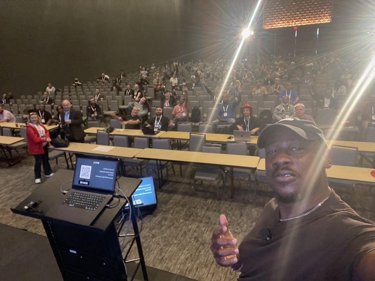 LawrenceDCodes's tweet image. Call me STUNNED over 200 ppl came to hear the last iteration of my talk “You Don’t Know JSON” at the @AllThingsOpen conf. The crowd was fantastic and the absolute graciousness of @toddlew and his merry band of volunteers made this conf a “must attend” going forward.