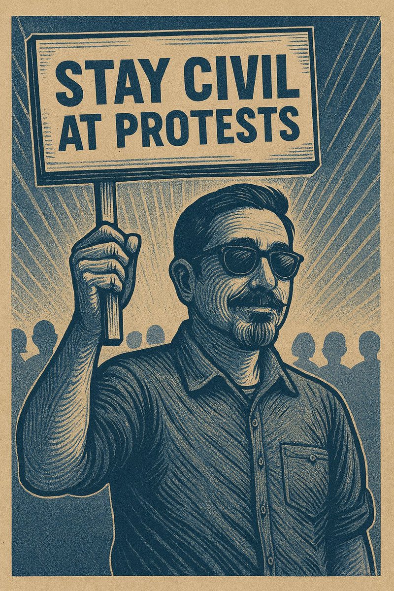 amestratus's tweet image. Protests are happening across the country.
✅ Know your rights
✅ Stay civil
✅ Stay aware

Different voices can be heard without chaos.
Preparedness isn’t fear — it’s awareness.
Embrace Chaos – Live Life Roughly.
#Amestratus #ProtestSafety #SituationalAwareness #FirstAmendment