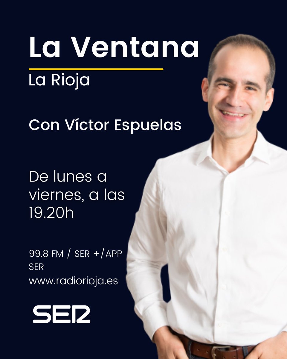 📻 Hoy en #LaVentanadeLaRioja hablamos de <a href="/trabalenguaES/">trabalenguaES</a>, el congreso que organiza la <a href="/fsanmillan/">Fundación San Millán de la Cogolla</a>, de la mano de su directora <a href="/IsabelEspuelas/">Isabel Espuelas</a> y una de las ponentes este año, <a href="/soniasanroman/">Sonia San Román</a>

📌 99.8 FM / SER +
📱 APP
💻 radiorioja.es