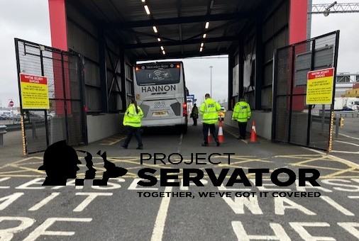 Our specially trained #projectservator officers were working alongside <a href="/StenaLine/">Stena Line</a> security officers today checking vehicles &amp; passengers. We appreciate all information received.