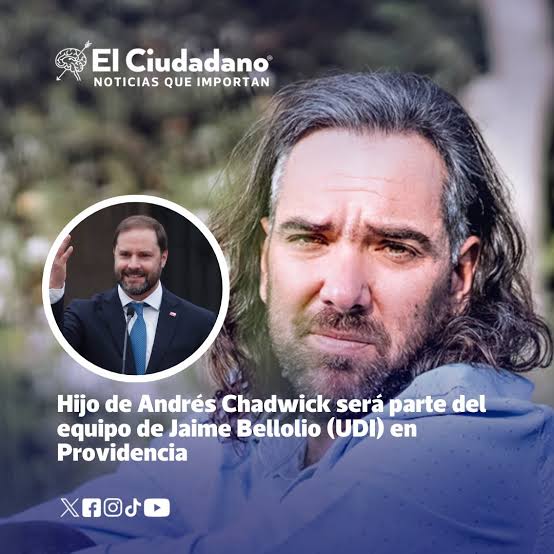 El hijo de Chadwick no tiene título profesional reconocido en Chile, pero gana como si tuviera un doctorado: 5 millones al mes recibe de la Municipalidad de Providencia, más del doble de lo que se suele pagar. Este sí es un PARÁSITO que vive del dinero de todos los chilenos.
