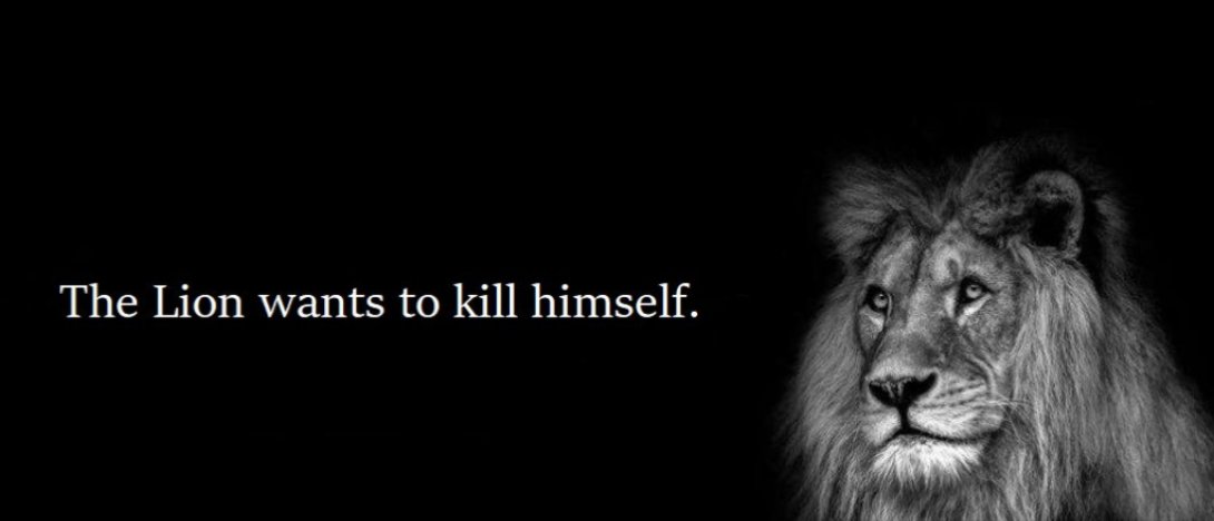 ByzGeneral's tweet image. The lion is at his fucking limit.
