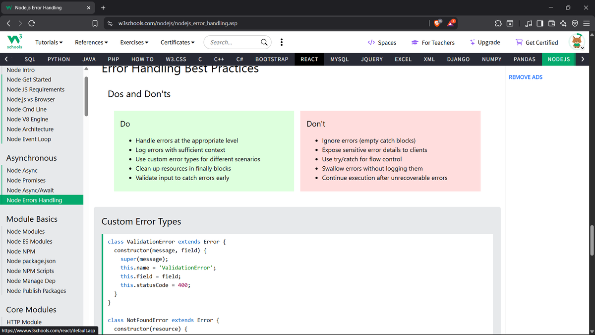 GhimireSiddanta's tweet photo. #LUD18 #LearningUtsav2025 #FestivalOfLearning

Wrapped up Asynchronous concepts &amp; began Modules!
-Node Error Handling – managing errors in async code
-Node Modules – intro to modular code structure https://t.co/rCbpm80qxB