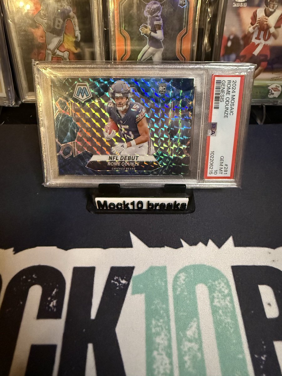 Couple things running in the <a href="/Mock10Breaks/">Mock10Breaks</a> room. JJ9 tessellation 1/15
Rome odunze genesis psa 10 
Hit me up if you want an invite