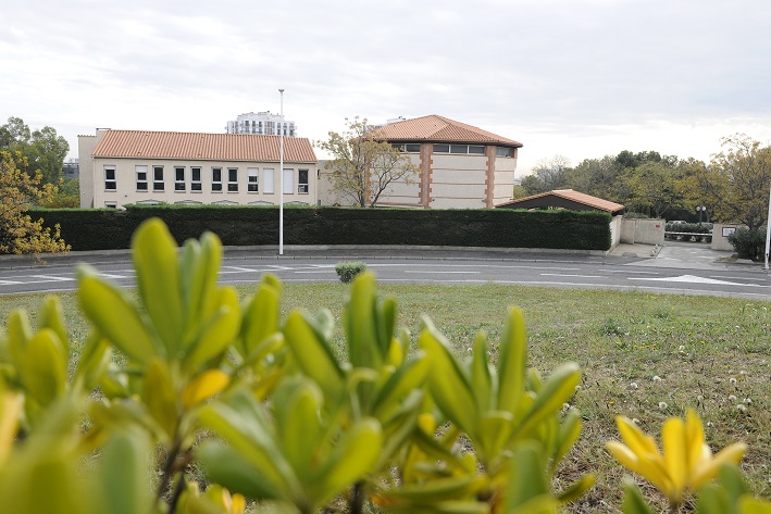 À Perpignan pour lancer le projet d'écoparc pédagogique de ce site de la Faculté d'Éducation. Financé par le contrat d'objectifs, de moyens et de performance de l'<a href="/umontpellier/">Université de Montpellier</a>, il a pour but d'adapter les espaces extérieurs au stress hydrique et au réchauffement climatique