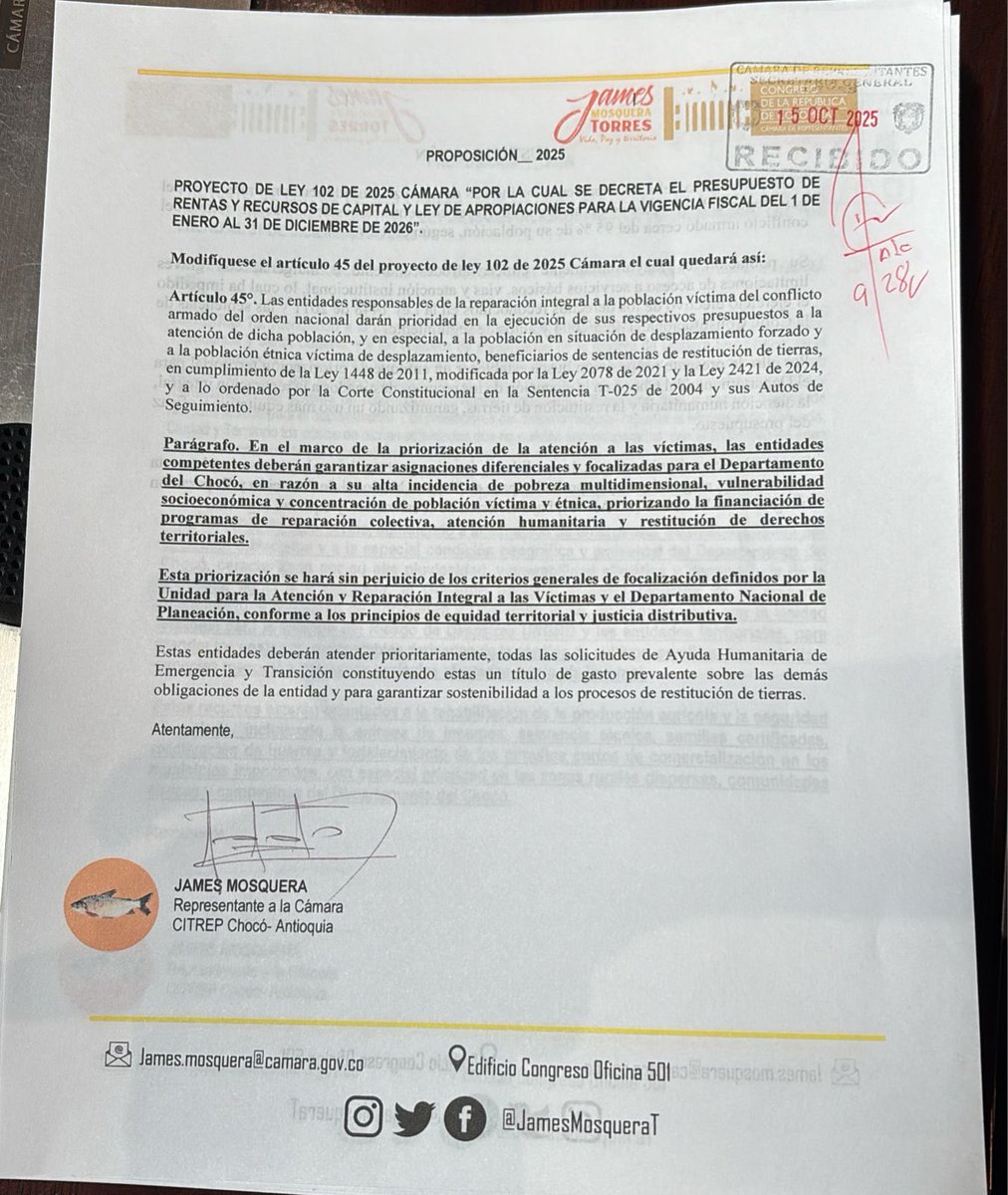 JamesMosqueraT's tweet image. Porque somos la voz de las Víctimas de nuestro Territorio y no dejaremos de defenderlo. 🧡🐟

#Curuldepaz 
#vidapazyterritorio