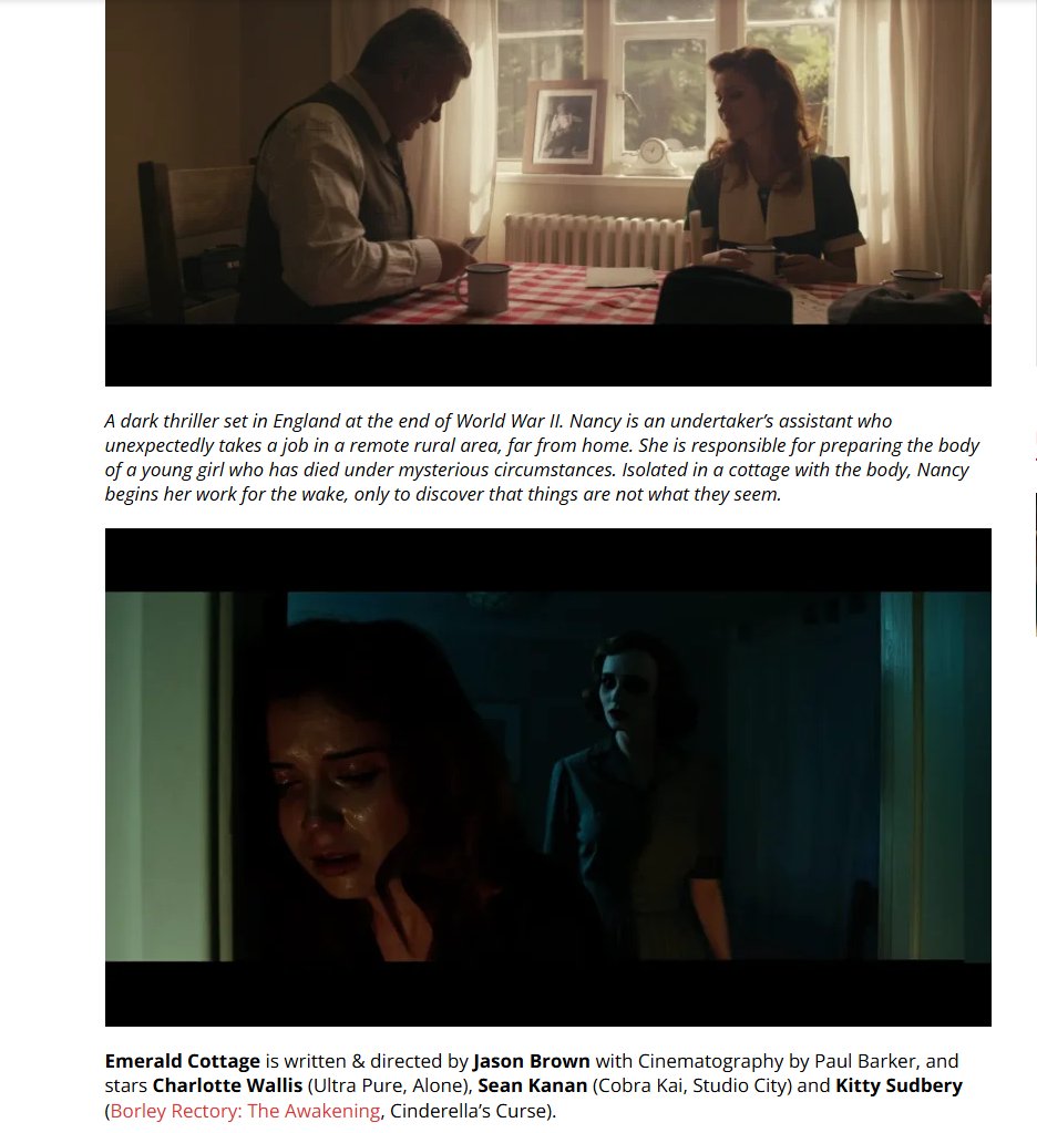 Many Thanks to Blazing Minds for the press. Offering a fresh perspective, haunting visuals, and a standout performance from Charlotte Wallis
#PsychologicalHorror #EmeraldCottageHorror #Film #Halloween <a href="/BlazingMinds/">Blazing Minds</a>