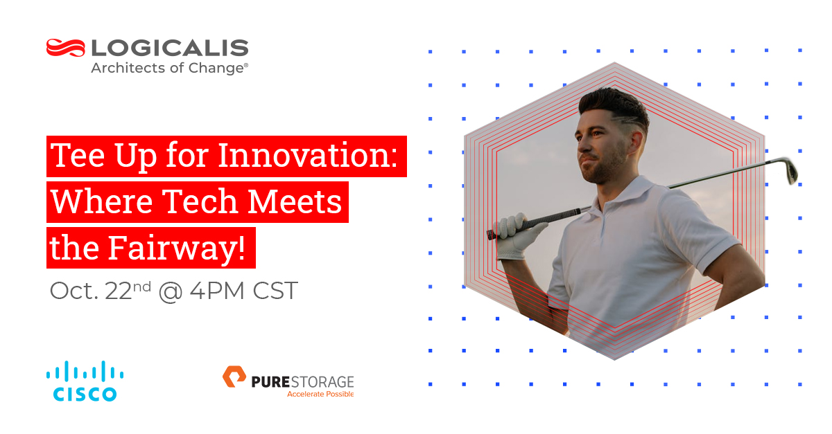 LogicalisUS's tweet image. Join us on October 22nd for an unforgettable afternoon of golf, networking, and cutting-edge tech insights at the Tee Up for Innovation event, hosted by Logicalis, Pure Storage, and Cisco at Fore Seasons in Omaha, NE. ow.ly/pqZY50XbRxZ