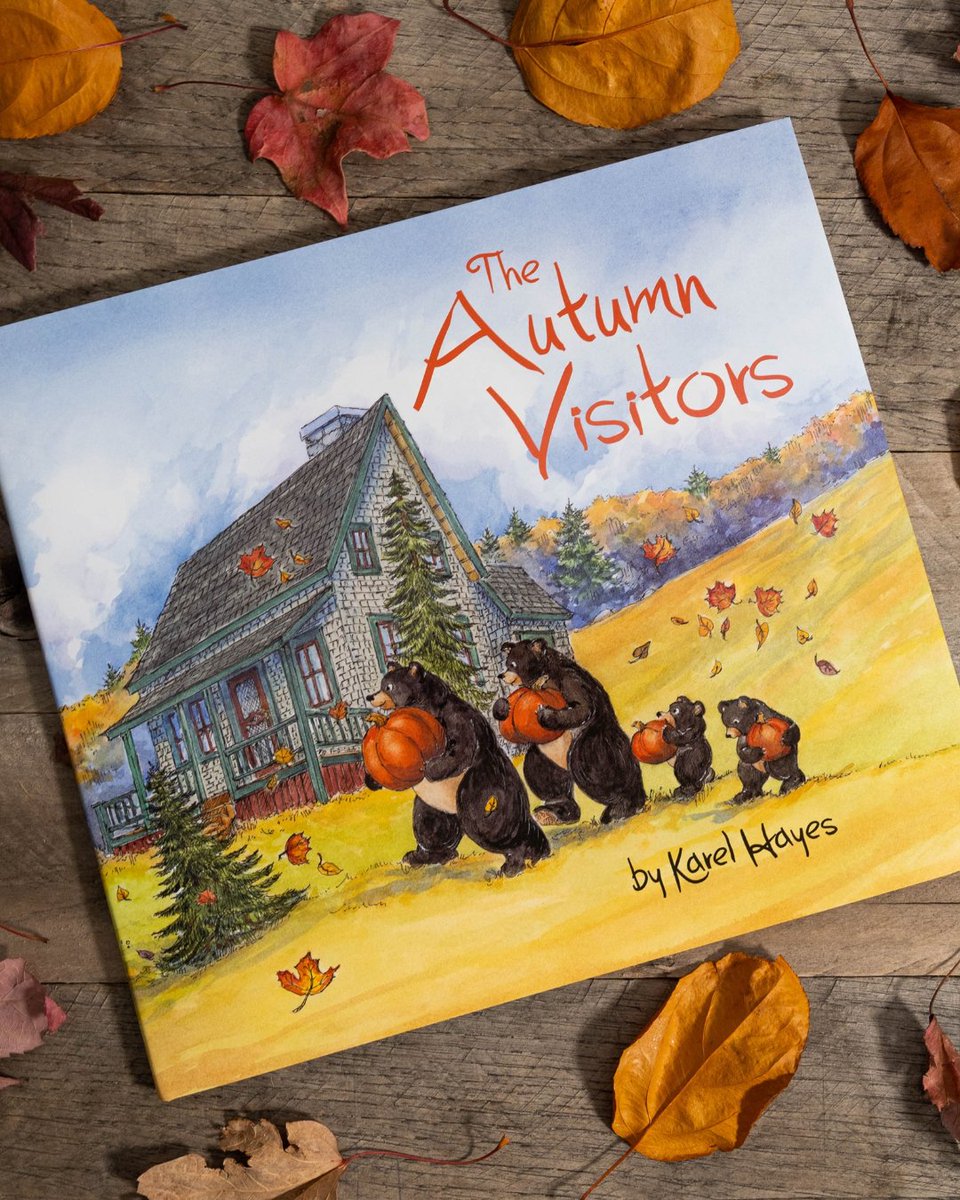 mtgiftcorral's tweet photo. In Autumn Visitors, Karel Hayes brings autumn moments to life through the adventures of a bear family, wandering through fairs, dressing up for Halloween, and gathering for Thanksgiving. It’s a reminder of how joyful this season can be when spent together. 🐻🍂 https://t.co/uVZfT4U2CR