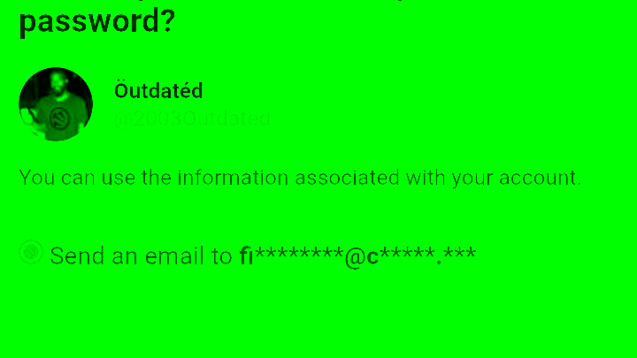 re-green for mutuals i made the account green and i don't have this green email anymore
