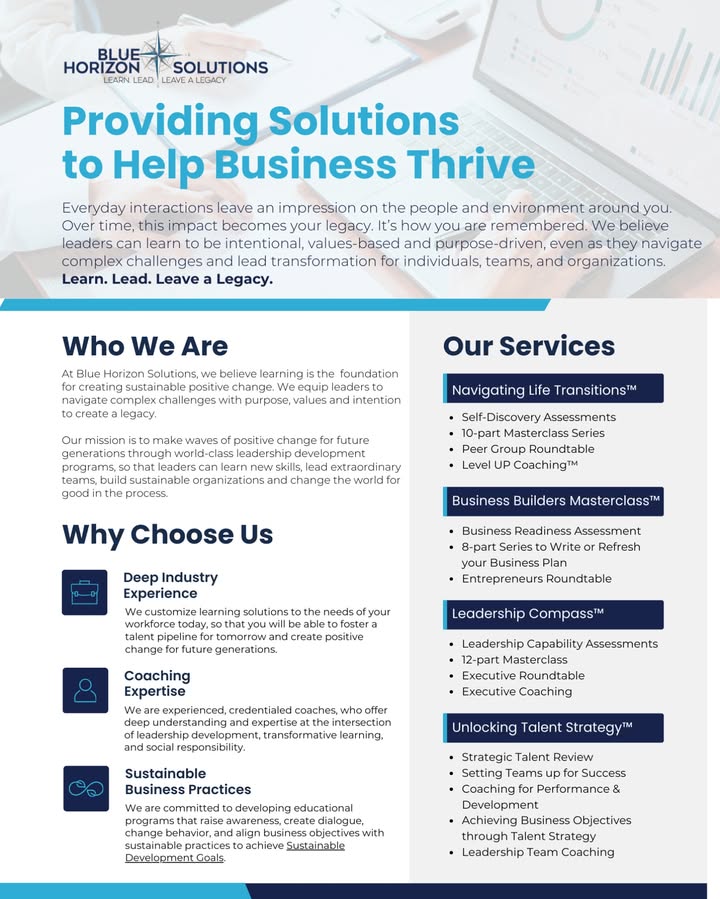 Blue Horizon Solutions tweet media