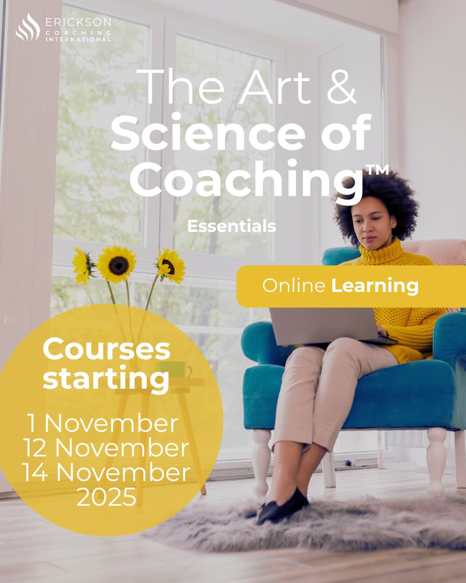 ericksoncoaches's tweet image. Whether you&apos;re looking to upskill as a leader, planning a career change, or you need to re-credential with the ICF, our flagship The Art &amp;amp; Science of Coaching™ program will teach you cutting-edge coaching techniques. hubs.la/Q03NGxxx0
#SolutionFocusedCoaching