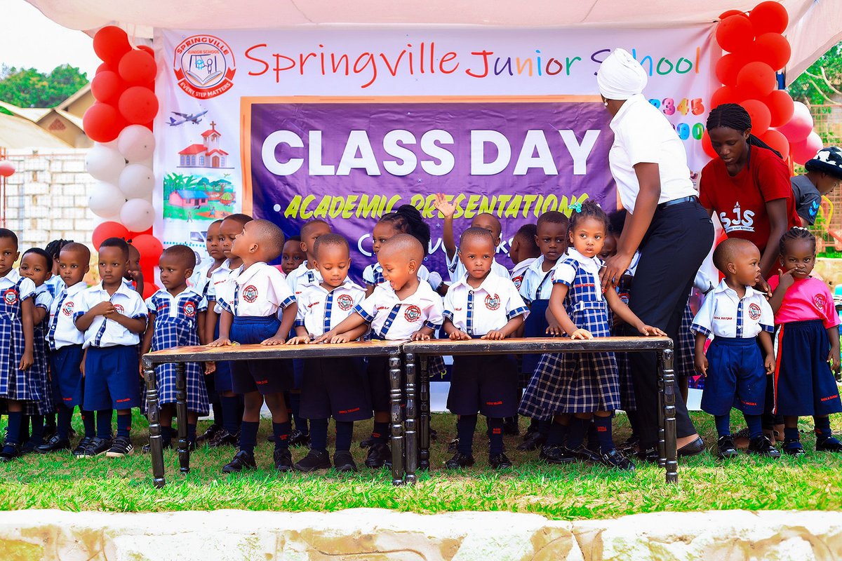 Springvillejr's tweet image. 🌟 Kindergarten One learners ready to shine!
Excited and confident as they showcase their talents during Class Day. 🎉✨ #LittleStars #SpringvilleKG1 #ClassDayCelebration