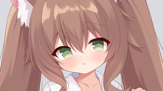 skebキツネ少女もうちょいですφ(。_。*) 