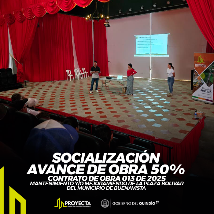 proyecta_q's tweet photo. PROYECTA compartió con la comunidad de Buenavista los avances del contrato de obra N.º 013 de 2025, destinado al mejoramiento y mantenimiento de la Plaza Bolívar, un participativo, al que asistió la ciudadanía y el concejal Carlos Alberto Quitian García. https://t.co/1EfzXvBvtL
