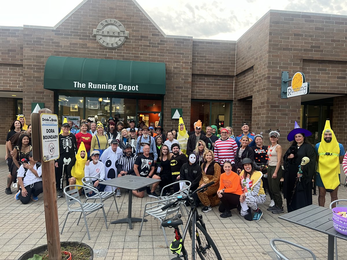 TheRunningDepot's tweet photo. 🎃 What a spooktacular night for a Halloween Fun Run with the Hillstriders! 👻
So many fun costumes and great Halloween vibes! 🧡
Thanks for stopping by (and haunting 👟) The Running Depot — we loved seeing everyone get into the spooky spirit! 🕸️ https://t.co/ygThneiwzw