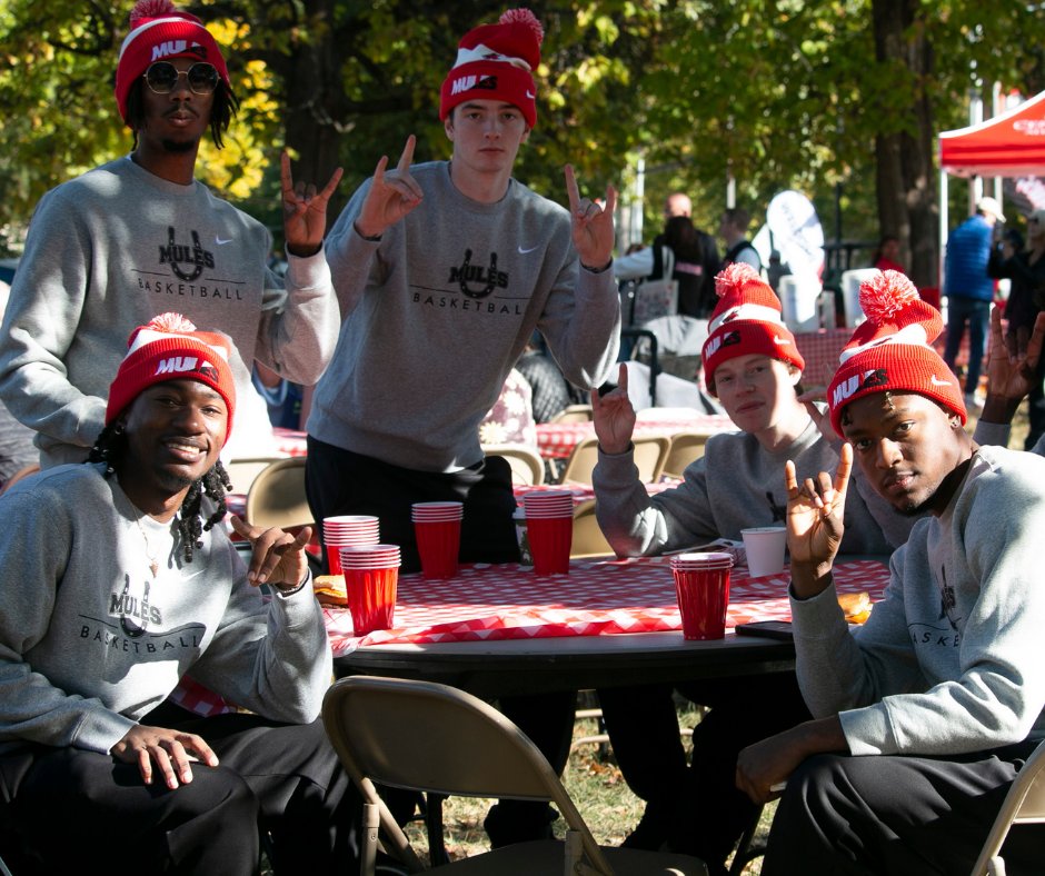 UCM_Alum's tweet photo. The energy’s rising, the crowd’s buzzing — Party in the Park is almost ready for its spotlight! 

Live music, parade views &amp; the Mule Walk make it the ultimate #UCMhoco kickoff. 
Last call for giveaways &amp; reserved tables — the credits roll soon! 🎟️ https://t.co/iD1gaiVTI5 https://t.co/NtyYJUjFCn