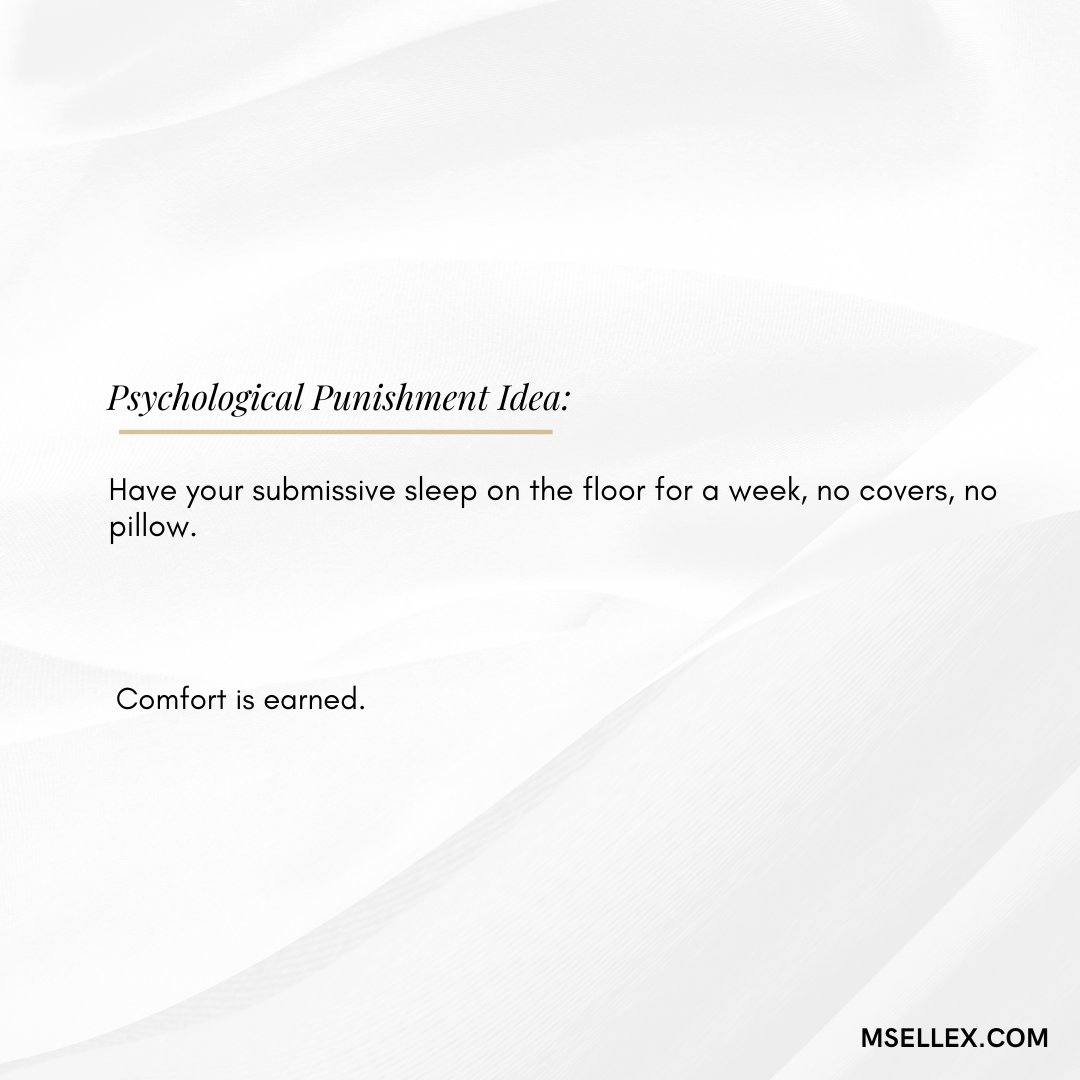 thewisedomme's tweet photo. Some punishments don’t bruise the skin, they humble the mind.
Full lesson + 130 punishment ideas at
https://t.co/joCg1TZDmP
Hashtags:
#Femdomgames #MindPlay #PsychologicalDomination #KinkEducation #DommePower #BDSMDiscipline #MsElleX #EroticAuthority https://t.co/198H20meZw