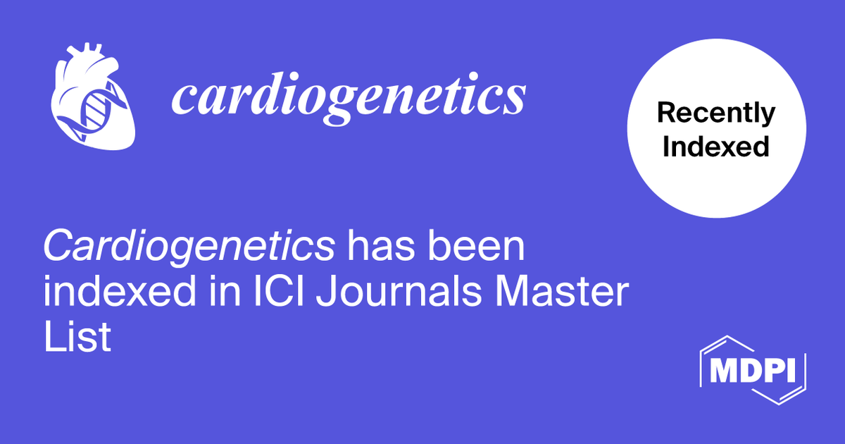 Cardiogenetics MDPI tweet media