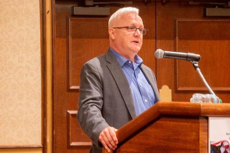 Retired Maj. Gen. Paul Pardew shared the story of two boxes of letters at the North Alabama Veterans &amp; Fraternal Organizations Coalition Founders’ Day luncheon, recounting his grandfather’s experiences in World War II and the wartime friendship 
theredstonerocket.com/military_scene…